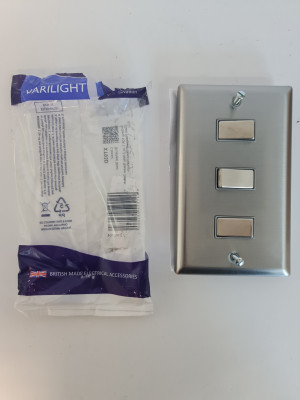 Triple Light Switch Socket