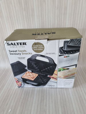 SALTER XL 3-in-1 Snack Maker Sandwich toaster