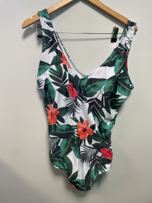 Brand New Tropical green swimsuit