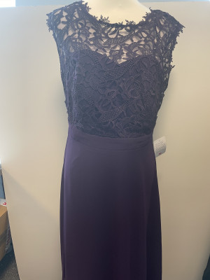 Deep purple dress