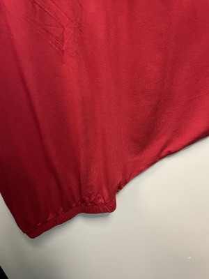 Red harem jumpsuit