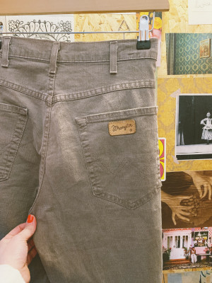 Vintage grey ‘Wrangler’ jeans W36” x 34”