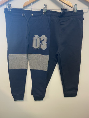 2 pack navy joggers