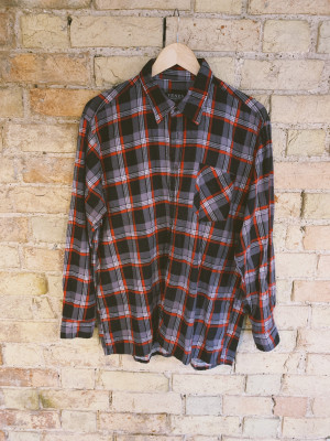 Vintage 1990s flannel shirt Size M/L