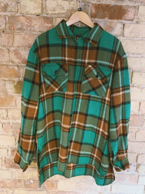 Vintage 1980s woollen shirt XL