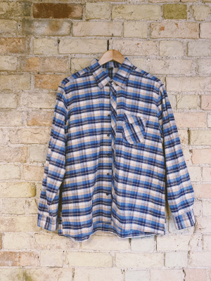 Vintage 1990s cotton flannel shirt size L
