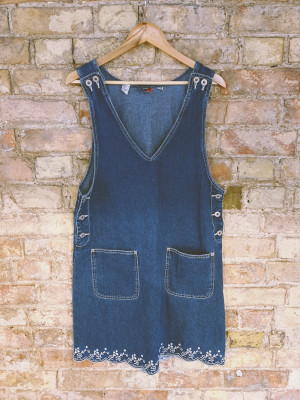Vintage 1990s denim dress size M