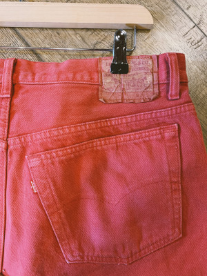 Vintage red Levi 501 jeans Waist 36”
