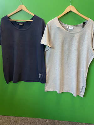 Navy and Grey tops