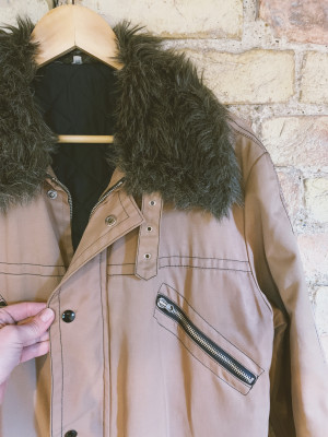 Vintage 1970s men’s parka jacket [size L]