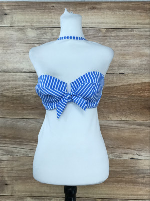 Freya Swimwear Blue and White Bikini Top