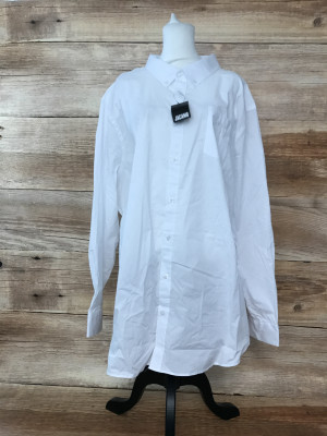 Jacamo White Collared Shirt