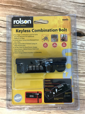 Rolson combination bolt