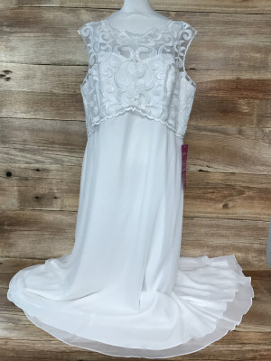 Joanna Hope Ivory Bridal Dress with Lace Bodice