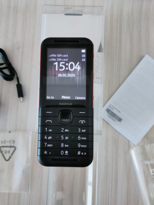 Nokia 5310 2.4 Inch 8 MB UK SIM-Free 2G Feature Phone [Dual Sim] - Black/Red