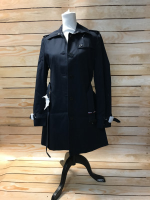 Tommy Hilfiger Navy Trench Coat