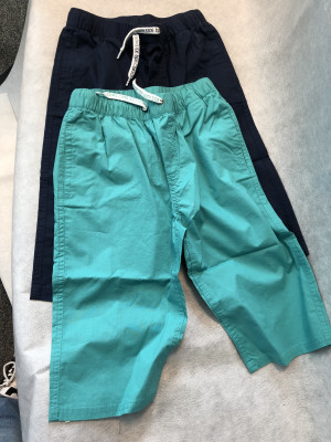 2 pack of blue shorts