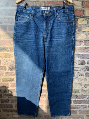 Vintage Levis 550 High Waisted Straight Leg Washed Blue Relaxed Fit MOM Jeans W36 L30