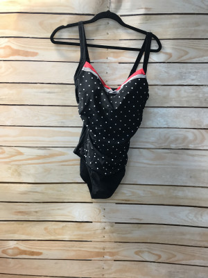 Black and red swimsuit