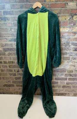 Kids Onesie Pajamas Dinosaur Fleece Dressing Gown