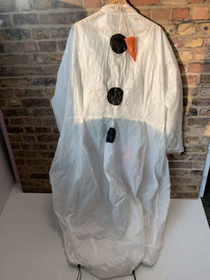 Funny Fancy Inflatable Snowman Costume For Adults