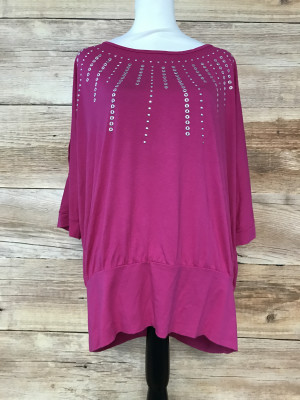 Star by Julien Macdonald Hot Pink Jersey with Silver Detailing