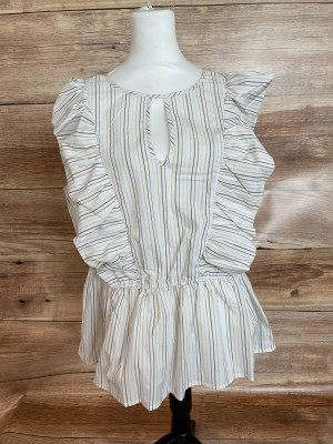 White stripe blouse
