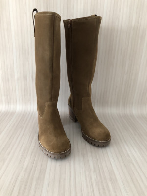 Kaleidoscope Knee High Cleated Sole Boots