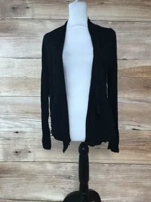 Lascana Black Thin Jacket Style Top