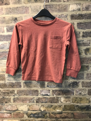 Pastel Red Long Sleeve Shirt