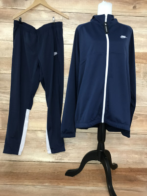 Men's Navy Nike Tracksuit - XL