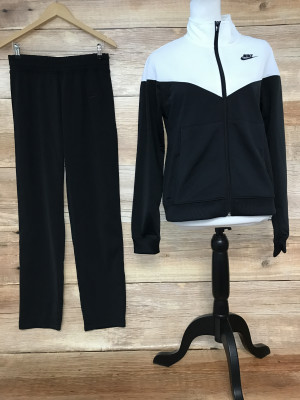 Nike Women's Tracksuit Black/White [Small]
