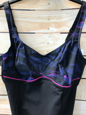 Speedo Black Contour Luxe Swimsuit