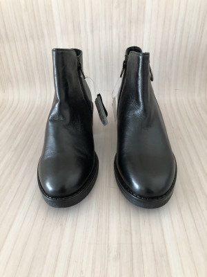 Simply Be Black Chunky Heel Ankle Boots