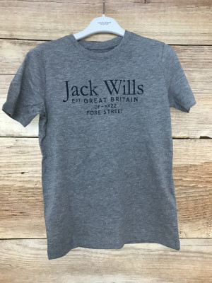 Jack Wills Grey Logo T-Shirt