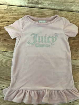 Juicy Couture Pink Velour Dress