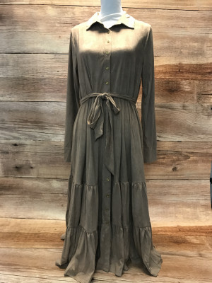 Together faux suede dress
