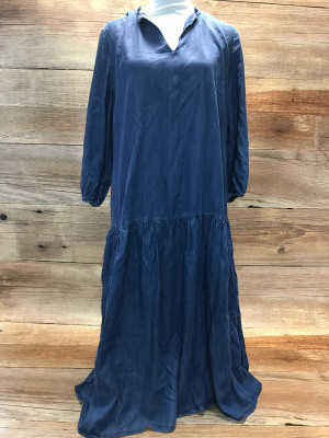 Blue denim dress
