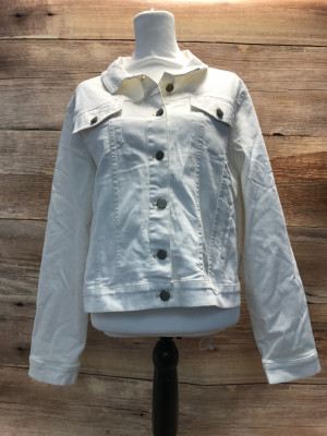 Together cream/white denim jacket