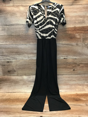 Black and gold jumpsuit