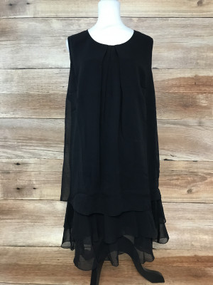 Black Chiffon Dress