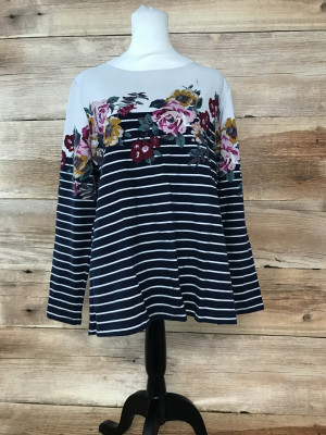 Joules Navy & Floral Top